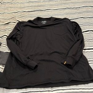 Mens long sleeve wrangler pocket tee